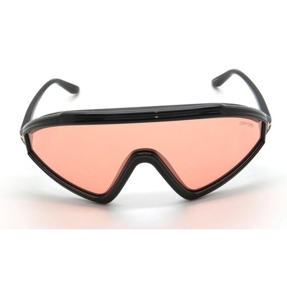 Tom Ford Black Amber Lorna FT 1121 01E Ski Shield Sunglasses - Picture 14 of 15
